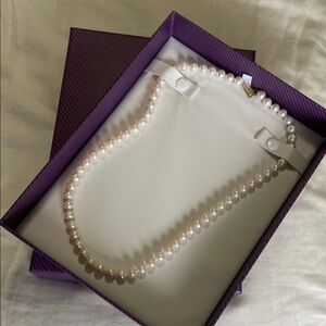 Classic White Pearl Necklace